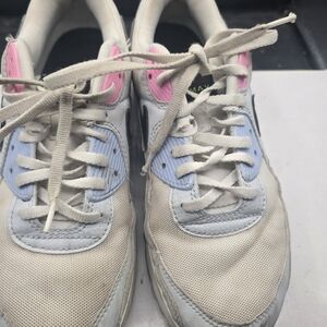 Nike Sneakers with Pink and Cream Accents